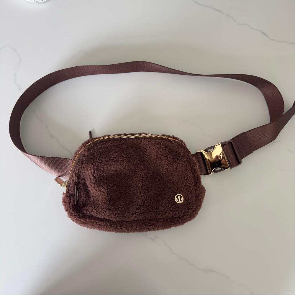 lululemon athletica Brown Crossbody Bag Corduroy